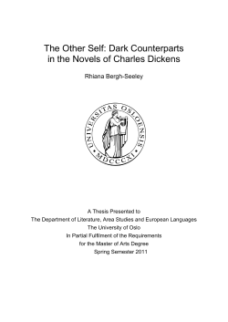 The Other Self: Dark Counterparts in the Novels of Charles Dickens
