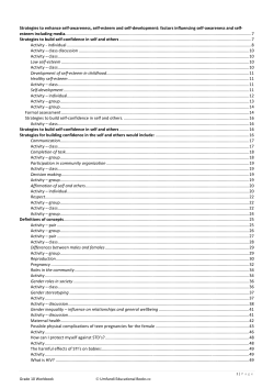 Strategies to enhance self-awareness, self
