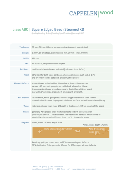 class ABC | Square Edged Beech Steamed KD