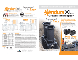 Endura XL Grease Interceptor Brochure