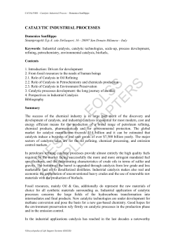 Catalytic Industrial Process