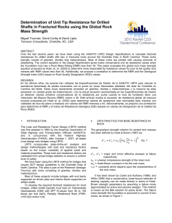 Determination of Unit Tip Resistance for Drilled Shafts in Fractured