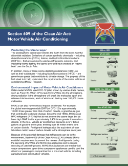 Section 609 of the Clean Air Act