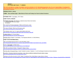 CCGPS ELA Grade 7 Unit 1