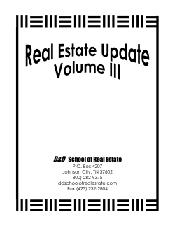 12 Hr Real Estate Update Volume 3