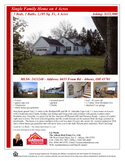 Single Family Home on 4 Acres - The Athens Real Estate Company