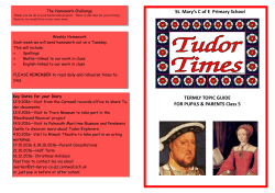 tudor topic leaflet 2016