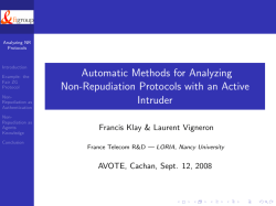 Automatic Methods for Analyzing Non
