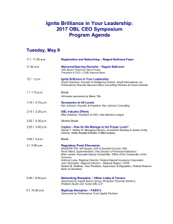 final agenda - Ohio Bankers League