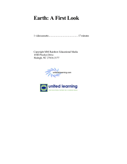 Earth: A First Look - Discovery Education