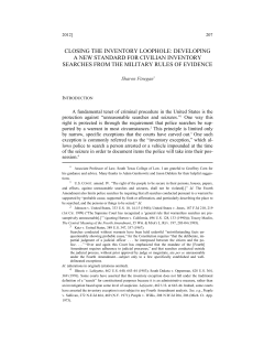 Closing the Inventory Loophole