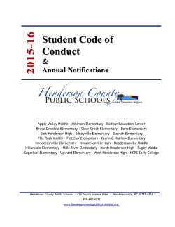22 00 11 55 -- 11 66 Student Code of Conduct