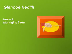 LESSON 2 Managing Stress
