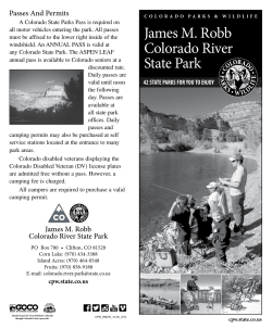 James M. Robb-Colorado River State Park brochure