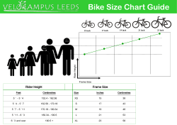 Bike Size Chart Guide