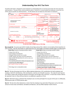 Understanding Your W