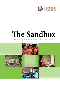 - Deshpande Foundation India