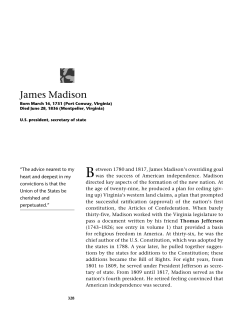James Madison - MY FAMILY ONLINE