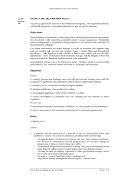 Salinity and Erosion Risk Policy (PDF 943.2 KB)