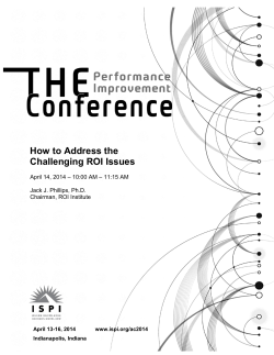 The Bottomline on ROI