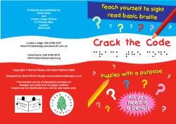 Crack the Code (PDF 224KB)