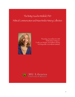 Betty Houchin Winfield - Ellis Library