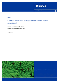 CRL Social Impact Assessment