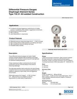 Data sheet 732.51 - WIKA Instrument, LP