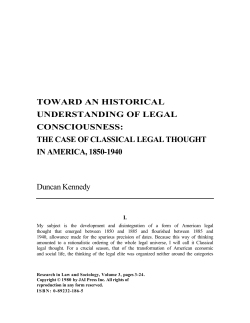 TOWARD AN HISTORICAL UNDERSTANDING