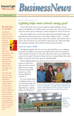 Bus News Fall 2012 - Town of Concord MA