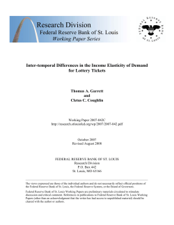 Inter-temporal Differences in the Income Elasticity of Demand for