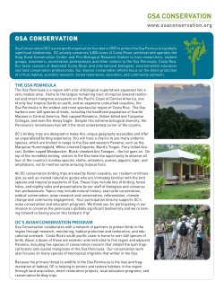 Osa COnservatiOn