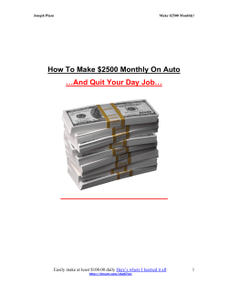 Make $2500 Monthly