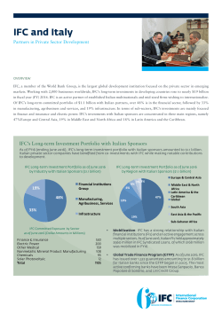 IFC and Italy