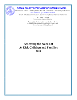 Target Service Area - Ocean County Government