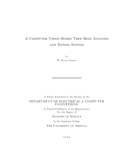 A Computer Vision Based Tree Ring Analysis and Dating System