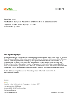 Kopp, Botho von The Eastern European Revolution and