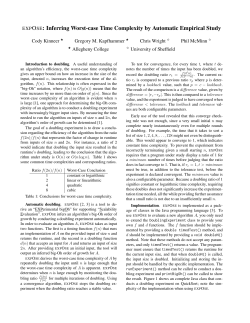 Inferring Worst-case Time Complexity by Automatic