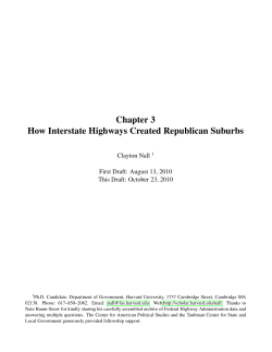 Chapter 3 How Interstate Highways Created Republican Suburbs