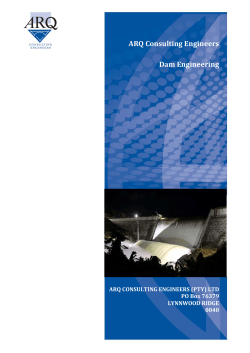 4.1 Dams and Related Projects - ARQ