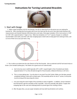 Turning Laminated Bracelets