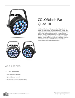 COLORdash Par-Quad 18 - CHAUVET Professional
