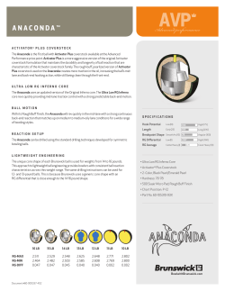 Advanced performance ANACONDA