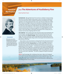 from The Adventures of Huckleberry Finn