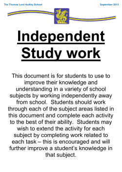This document is for students to use to improve their knowledge and