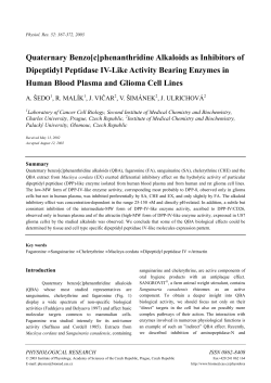 Quaternary Benzo[c]phenanthridine Alkaloids as