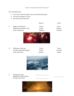 Haiku Imagery/Mood Practice For each haiku poem: &bull; Circle the