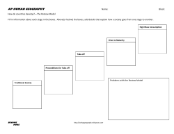 Rostow Wallerstein Models organizer