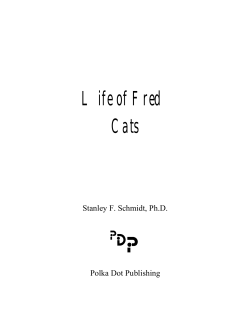 Life of Fred Cats - Stanley F. Schmidt