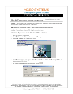 Map a Common Drive for all Network Client